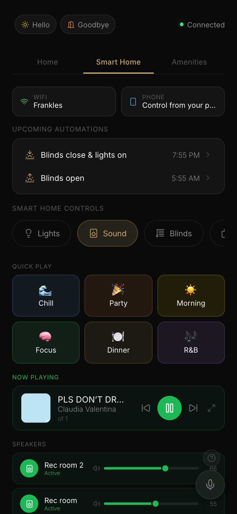 Sonos music control